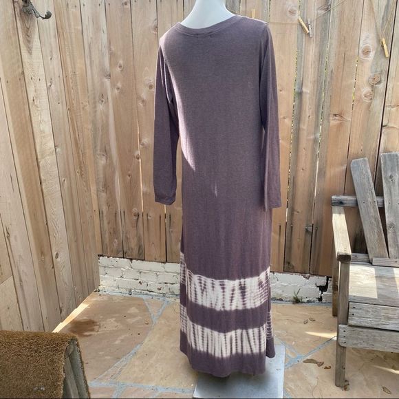 Soft surroundings long sleeve maxi dress size small - Picture 4 of 10